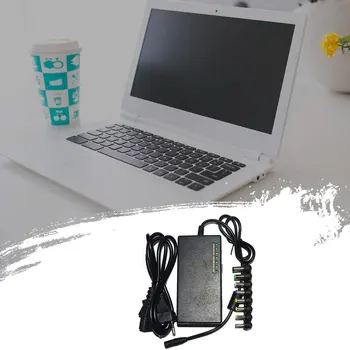 ZH-96W02 Regulējams Universal Laptop, Notebook Datoru, Lādētāju Strāvas Padeve AC Adapteris Taisnstūra Adapteris Lādētājs