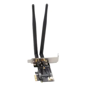 Bezvadu tīkla Karte uz pciE-1X, lai NGFF-Ekey PCIE Klēpjdatoru, wi-fi WLAN Kartes Adapteri