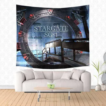 Pielāgota Stargate Drukāt Sienas Gobelēns, Dekoratīvo Sienu, Nododot Gobelēni Guļamistabu Mājas Dekors Art Ceļojumu Matrača