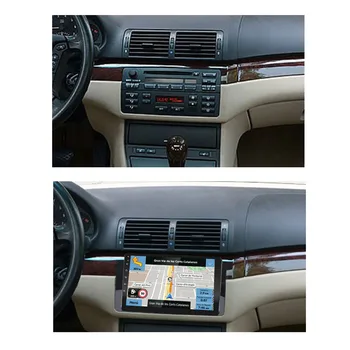 Android 10.1 BMW 3 Sērijas M3 E46 316i 318i 1998-2006 Multivides Stereo Auto Radio Atskaņotājs Navigācija GPS Ne DVD