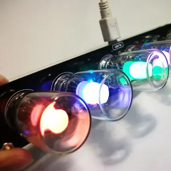 Radošā RGB Krāsu Pulkstenis Komplekti 51 TAP DIY Elektronisko Komplekts, Krāsains Gaismas Pulksteņi
