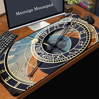 Mairuige slaveno pulksteņa modeli peles paliktņa, skaistas mājas datora galda pamatni, kas piemērota csgo dota2 klaviatūru pad