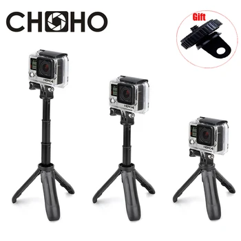 Selfie Stick Sevi Rokas Pagarināt Pole Monopod Mini Stand Statīvu, lai Gopro HERO 7 6 5 4 3+ Xiaoyi 4K Lite SJCAM Piederumi