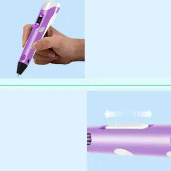 5V DIY Popkorns 3D Printeri Kokvilnas Pildspalva USB Pen Burbulis Insultu Piemērots Bērniem, kas Paplašināšanas Efekts Pildspalvu