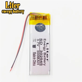 Pieaugums enerģiju litija polimēru akumulatoru ražošanas ultra-plānas elektrisko core 302545 3.7V300mAh