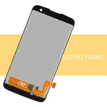 Par LG K4 LTE K120 LCD K121 K120F Displeja Panelis Touch Screen Digitizer Sensors Stikla LG K4 VS425 Displejs K130 K130F