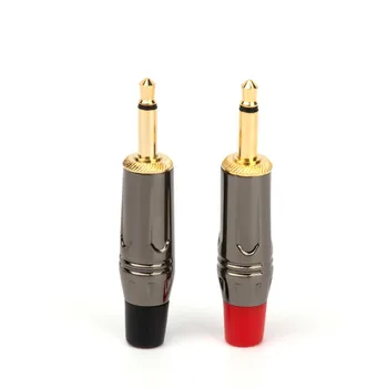 3,5 mm Mono Plug apzeltīts Vīriešu Audio Konektori Austiņu Ligzda 3.5 