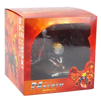 19cm Naruto Shippuden Uzumaki Naruto Lapsa bez Astes PVC Modelis Attēlā Rotaļlietas, Lelles