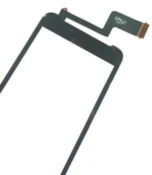 3.7 collas HTC One V T320e G24 Touch Screen Digitizer Priekšējā Stikla Objektīvu Sensora Panelis Melnā Krāsā ar lenti