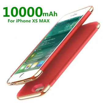 Karstā 6000mah iPhone xs max Akumulatora Lādētājs Gadījumā Ultra Slim Ārējās Rezerves Lādētājs iPhone xs max Jauda Bankas Lietā