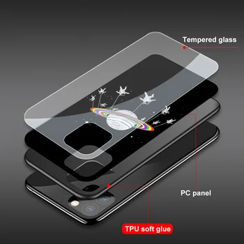 Ciciber Mēness Gudrs Astronauts Lietā par Iphone 11 lietā par Iphone 11 XR Pro XS MAX X 7 8 6 6S Plus SE 