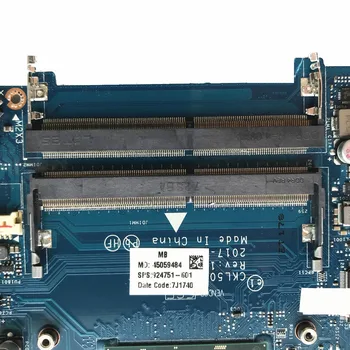 CKL50 LA-E801P HP 15-BS Klēpjdators Mātesplatē 924751-601 Ar i5-7200U 2.50 GHz CPU DDR4 RAM Pilnībā Pārbaudīta
