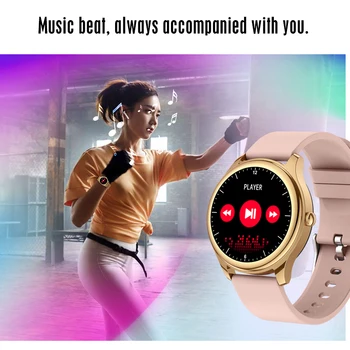 Stilīgs Smart Skatīties Sieviešu Asins Skābekļa Monitors IP68 Ūdensnecaurlaidīga Smart Pulkstenis, Vairākas Sporta Režīms Sieviete Smartwatch IOS Android