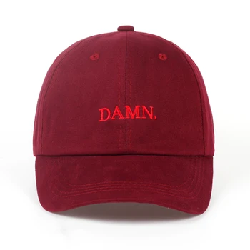 DAMN snapback beisbola cepurītes vīriešiem un sieviete Izšūti Tētis Cepuri Hip Hop Šūtas Nestrukturētas Reperis Kendrick Lamar Cepure