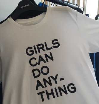 Meitenes Var Darīt jebkura Lieta, Tumblr Grafiskais T-Krekls Gadījuma Meitene 90s Apģērbu Kokvilnas Crewneck Saukli Topi Grunge Saukli Moderns Apģērbs