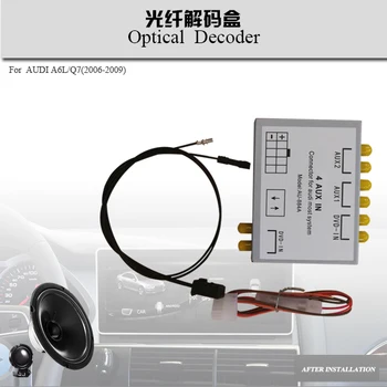 Optiskā lodziņā Audio interfeiss dekoders Audi A6L /Q7 (2005-)