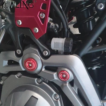Par Kawasaki Z900 Z 900 2017 2018 2019 Motociklu Piederumi Z900 Rāmis Caps Rāmis Cauruma Vāciņu Plug Kit Dekoru Aptecētājs Aizsargs Z900