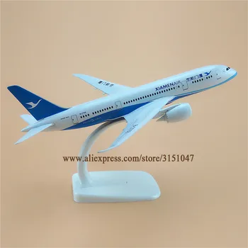 20cm Air China XiaMen XiamenAir B787 Boeing 787 Airlines Lidmašīna, Modeļa Lidmašīnu Sakausējuma Metāla Gaisa kuģa Lējumiem Rotaļlietas Bērniem Dāvanu