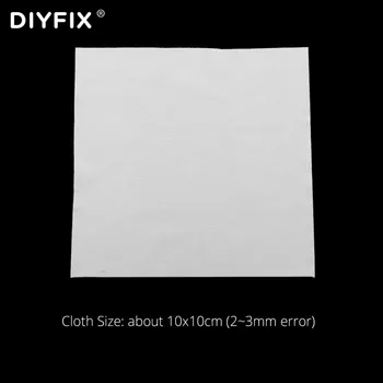 DIYFIX 1Bag Mīksto Cleanroom Tīrītājs Tālrunis LCD Ekrāna Tīrīšanas Līdzeklis 10x10cm Putekļu Bezmaksas Audums Klases 1-10000 Tīras Telpas