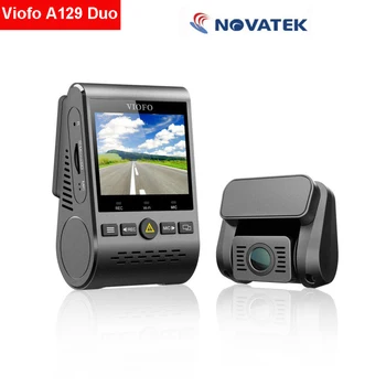 Sākotnējā Viofo A129 Duo Dual Channel HD 1080P wi-fi, G-Sensors Dash Kamera Auto Cam Video Ieraksti F1.6 Nakts Redzamības GPS