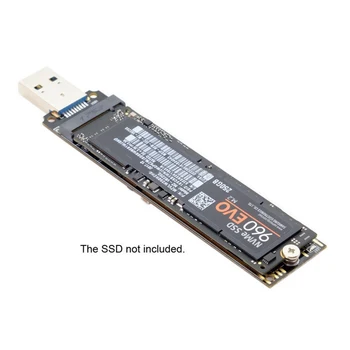 M. 2 NVME SSD USB 3.1 Adapteri PCI-E USB 3.0 Iekšējā Converter Kartes 10Gbps USB3.1 Gen 2 Samsung 970 960/Intel JAUNAS