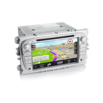 Auto Multimedia Player Android 10 GPS 2 Din auto dvd atskaņotājs Carplay FORD/Focus/ - S-MAX/Mondeo/C-MAX/Galaxy wifi automašīnas radio DSP