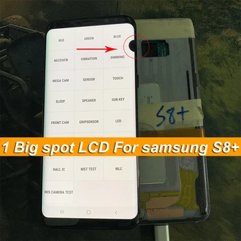 Amoled LCD S8 plus ar dead spot Samsung Galaxy S8 plus G955 G955F LCD Displejs, Touch Screen Digitizer Montāža bez rāmja