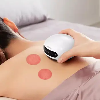 Xiaomi mi Saprātīga Vakuuma banku likšana Instrumentu Skrāpi Siltuma Pastas Komprese Centrālās Fizioterapija Neck Massager Veselības Aprūpes