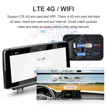 Android 10.0 Auto multimedia Player BMW F30 F20 F31 F21 F22 F32 F33 F36 Sākotnējā NBT Sistēmas Autoradio GPS Navigācijas IPS 4G