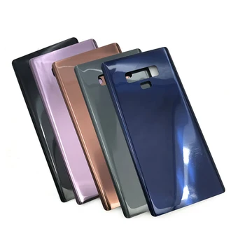 10Pcs/Daudz, Akumulatoru Atpakaļ Vāciņu Stikla Aizmugures Durvju Samsung Galaxy Note 9 Dzīvokļu Remonts, Rezerves Daļas