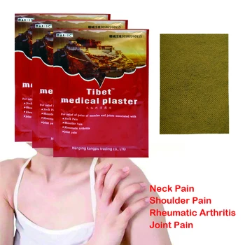 40pcs Ķīnas Tibetas Dabas Augu Medicīnas Ģipša Sāpes Mazinošs Patch/Kakla/Muguras/Muskuļu Ortopēdisko Artrīts PlasterGood efekts