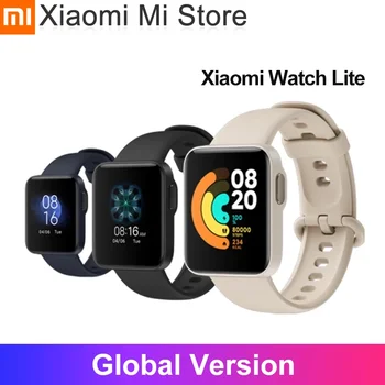 Globālo Versiju Xiaomi Skatīties Lite GPS Fitnesa Tracker Sirds ritma Monitors 1,4 Collu Bluetooth 5.0 Smartwatch Sporta Aproce