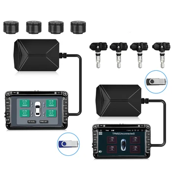 USB Android TPMS riepu spiediena monitorings/Android navigācijas signalizācijas sistēma/bezvadu pārraides dongle ar