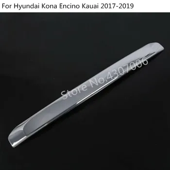 Par Hyundai Kona Encino Kauai 2017 2018 2019 2020 Auto Virsbūves Aizmugures Atpakaļ Astes Stumbrs Aizmugures Bufera Apdare Cover Stick Detektoru Rāmis