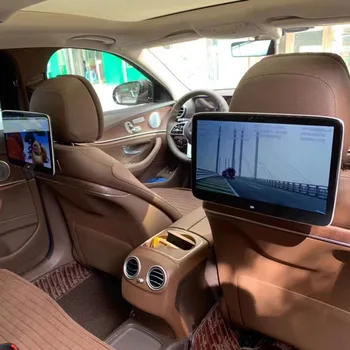11.6 Collu Pagalvi Monitors Mercedes Benz S Klases W222 Displejs Android 9.0 Audio atskaņotāju, Auto TV rear Seat Entertainment Sistēma