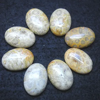 10PCS dabas ķīna akmens cabochons ovālas formas nav caurumu jaunu agate akmens kabīnes izmērs 18x25mm vairumtirdzniecības cenu kuloni, padarot