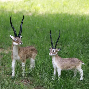 Zilin imitētu antilopju / spilgts antilopju modelis divus izmērus par iespēju