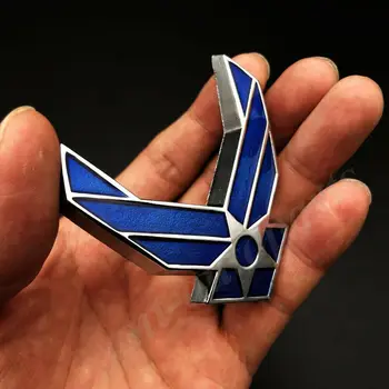 3D Metāla ASV Gaisa Spēku USAF Hap Arnolds Spārniem Automašīnas Priekšējo Resti Emblēmas Nozīmīti