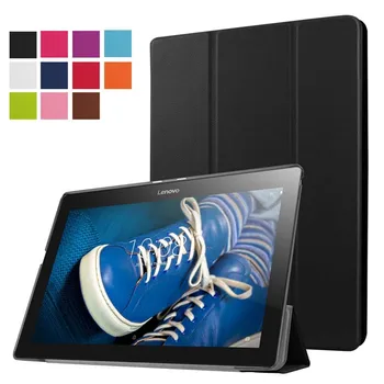 Slim Folio Stand PU Ādas Magnētisko Ādas Smart Miega Segtu Būtiska Capa Gadījumā Lenovo Tab 2 X30 X30M X30F TB2-X30F A10-30 Coque
