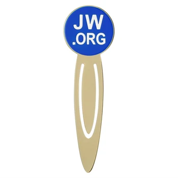 Jw.org Metāla Grāmatzīme - Zelta Krāsā - Grāmatzīmi Lapu Taupīšana Marķieri Klipu Stilā