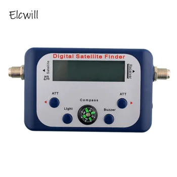 Digitālā Satelīta Signāla Finder Mērītājs ar LCD Ekrānu Signāls, Brīdinājuma skaņas signāls Satfinder Signāla Stipruma mērītājam Testeris