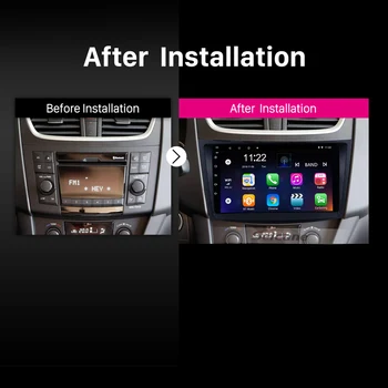 Seicane 9 collu Android 10.0 2.5 D IPS Automašīnas Radio, GPS Navigācija, Multivides Atskaņotājs, lai SUZUKI SWIFT 2011 2012 2013 Audio Stereo