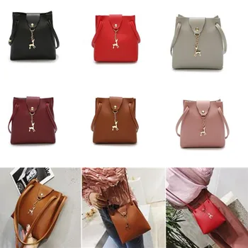 Modes Sieviešu pleca soma, PU ādas dāmas messenger soma sieviešu Tīru krāsu nelielu kvadrātveida atloks soma sajūgs somas 2020. gadam, somas