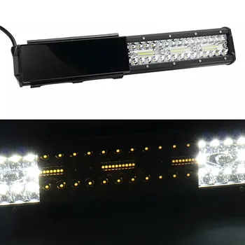 5gab 6 Collu Aizsargs Melns Objektīva Vāciņu Komplekts LED gaismas Snap Vāks Taisni Izliektā Off Road LED Darba Gaismas Josla