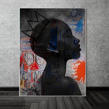 Āfrikas Mākslas Melnā Sieviete, Eļļas Glezna Grafiti Gleznas Cuadros Plakātu Izdrukas Skandināvijas Sienas Audekls Mākslas Aina Dzīvojamā Istaba