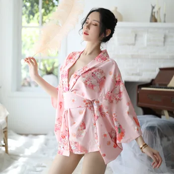 Yukata Kimono, Japāņu Sievietes Haori Jaciņa Apģērbu Tradicionālo Dāma, Kura Ietērpusies Kimano Tops, Krekls Blūze Cosplay Tērpu Kostīmu Āzijas Apģērbu