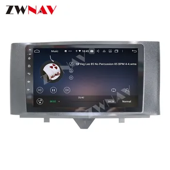Carplay 4+128G Android 10.0 Ekrāna Benz SMART 2011 2012 2013 GPS Navi Auto Atskaņotāju, Auto Audio Radio Stereo Galvas Vienības