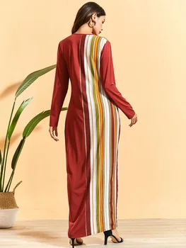 Āfrikas Kleita Sievietēm 2020. Gadam Gadījuma Plus Lieluma Slim Raibs Krāsu Maxi Kleitas, Elegants Sexy Gara Kleita 3XL 4XL Āfrikas Apģērbi
