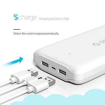 ORICO 20000mah Power Bank Portatīvo Ārējo Akumulatoru Jauda Banka Smart Maksa par Samsung Xiaomi Tabletes Mobilais Tālrunis
