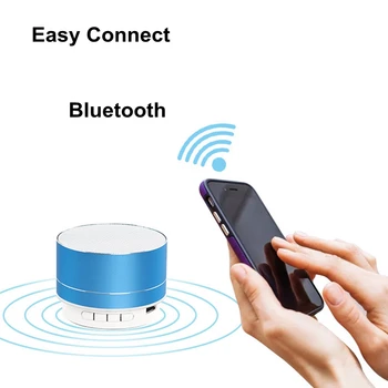 Uzlādējams Portatīvā Bluetooth Skaļruni, Mini Subwoofer Skaļrunis Mūzikas Audio TF USB AUX Stereo Skaņas Skaļruņu Audio Mūzikas Atskaņotājs